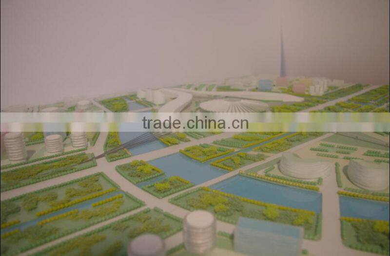 Scale 1/1000 City Programming Project Architectural Model Design