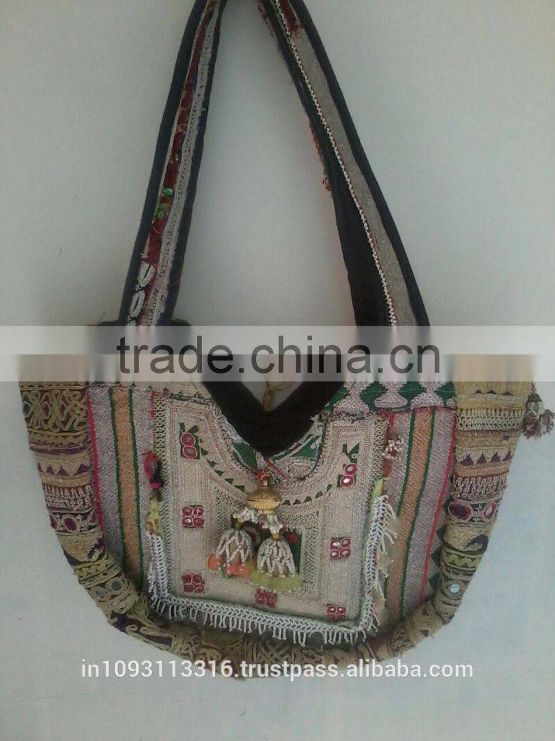 VINTAGE BANJARA ETHNIC HANDMADE BANJARA TRIBAL SHOULDER BAGS