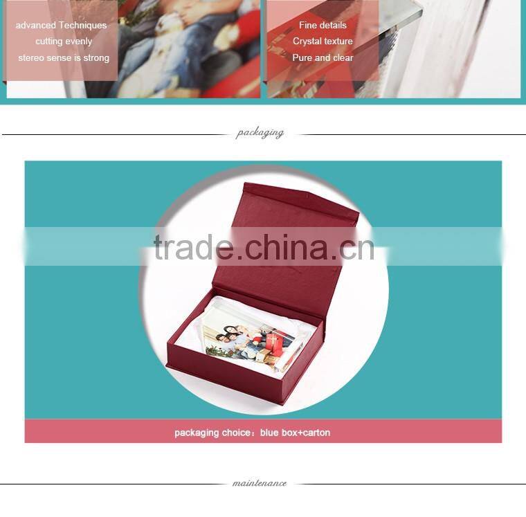 Wholesale Alibaba Sublimation Photo Frame Crystal Home Decorative Items