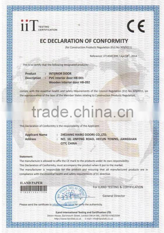 Prices have advantages of pvc mdf door