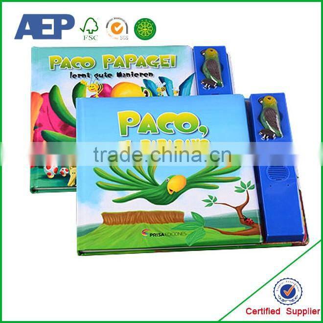 High quality creative child book printing wholesale