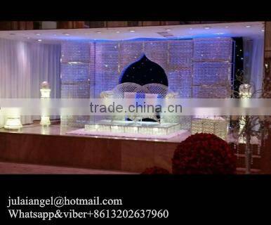 2016 elegant design silver throne chair wedding decoration chair bride and groom wedding chair