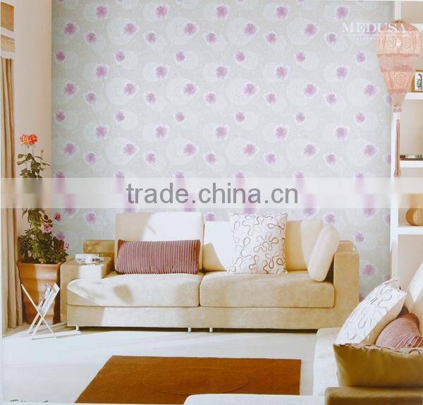 morden korea design wallpaper with beautiful shining flowers