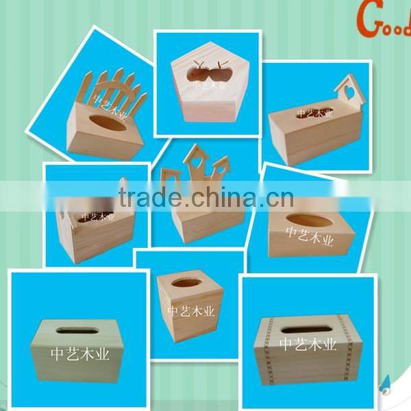 Wooden tissue box holder-Wholesale table decorationtissue boxes