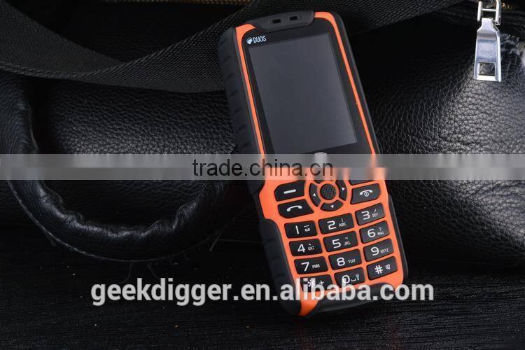 XP3500 Green Quad Band Unlocked Phone FM / MP3 / Dual SIM / Flashlight / Power Bank