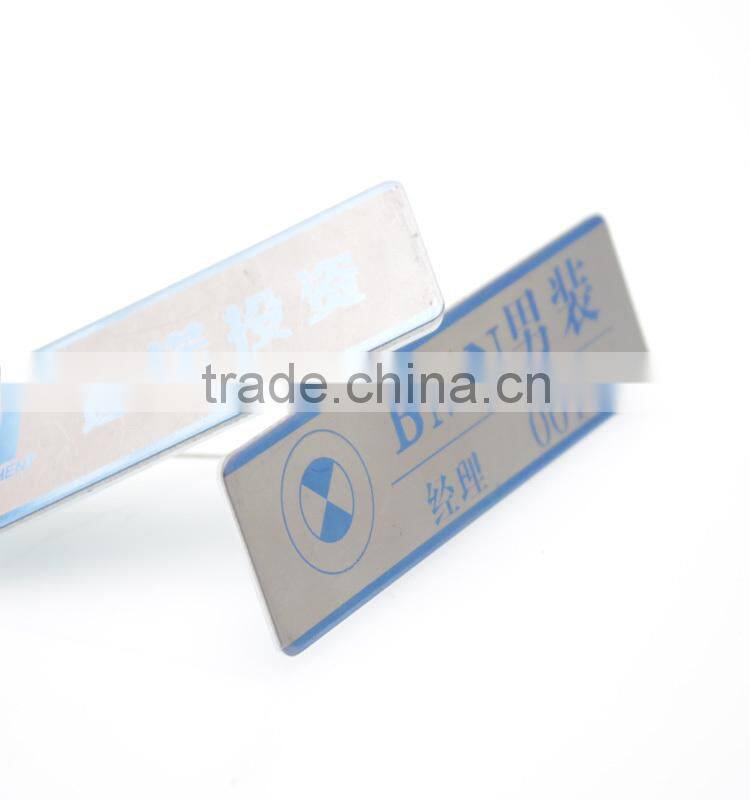 Wholesale promotional gift and craft high quality custom metal nameplate