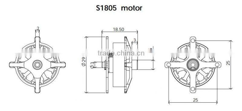 Scorpion S-1805-2250KV Motor for Aeroplane