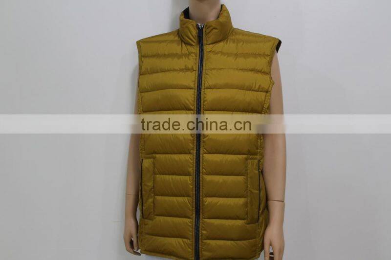 2014 Winter man woven fashion padded vest