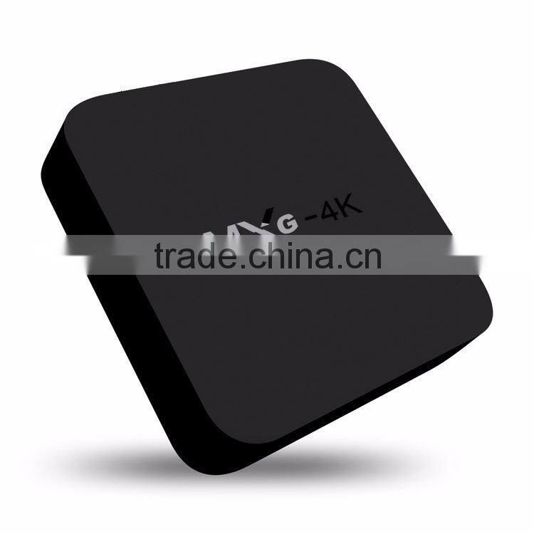2016 Android intelligent media player mxg tv Amlogic S805 Quad Core MXG 4K RK3329 android TV box
