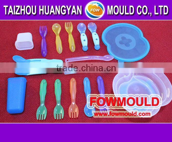 plastic ice cream spoon injection mould