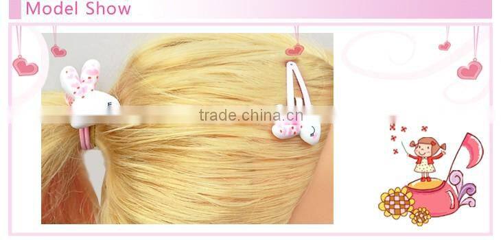 Kids Hair Clips Accessories with Rabbit character style