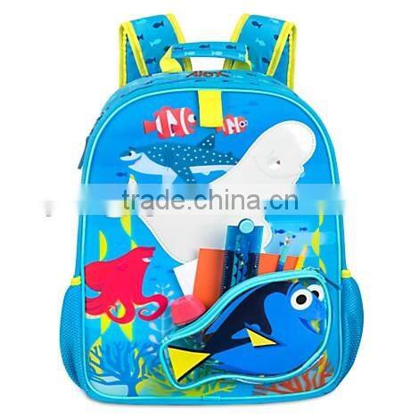 Wholesale Novelty backpack bag school Exterior Dory-shaped school bag(YX-Z087)