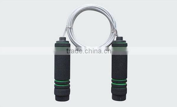 2016 New Product Sliming Weighted Fitness Steel Wire Gym Jumping Rope Skipping Rope