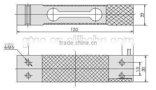 Single point type load cell