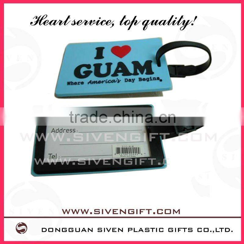 Soft PVC Luggage Tag