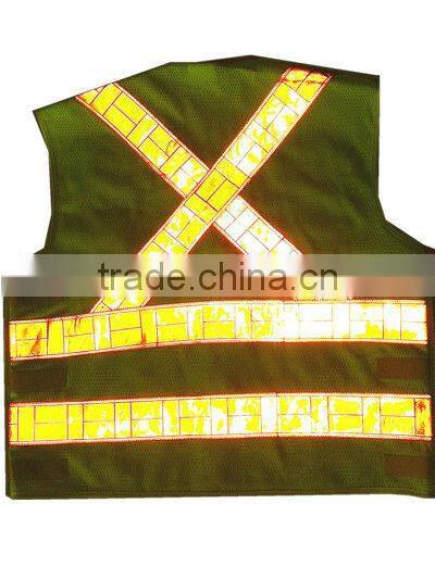 reflective vest for USA market ,safety vest for worker ,reflective vest with orange tape