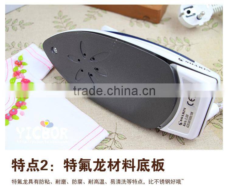 Electric mini foldable handle travel steam Iron for travel