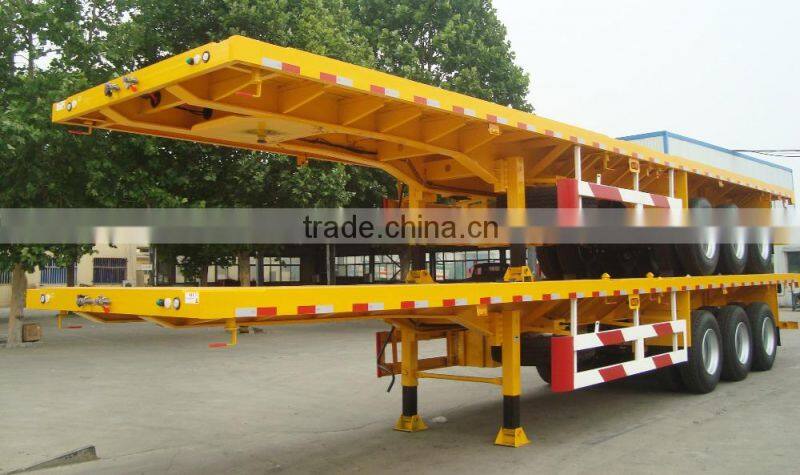 heavy duty 4 axle 3 axle 20ft 40ft container flatbed semi trailers for sale