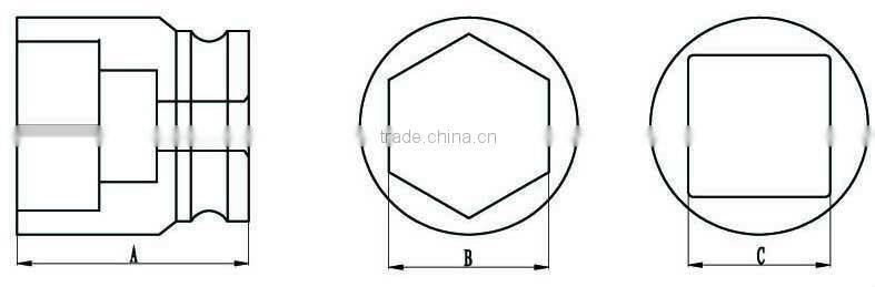 19mm Chrome plating impact socket