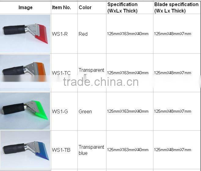 8inch Silver handle Security Squeegee Replacement Blade for film installation