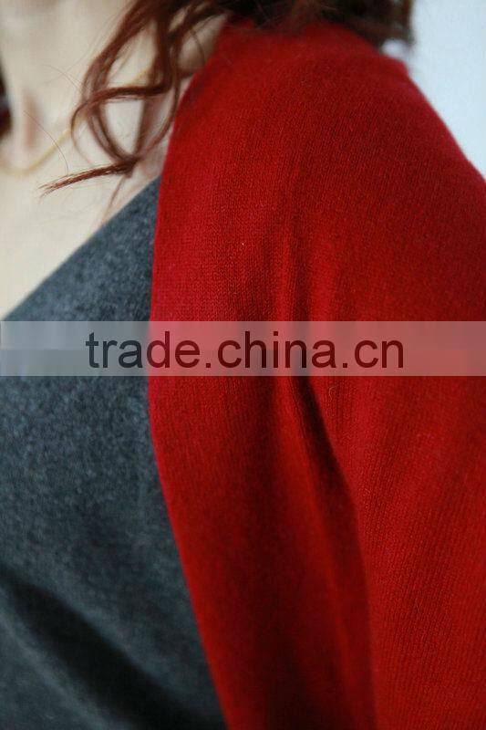 women pure cashmere poncho