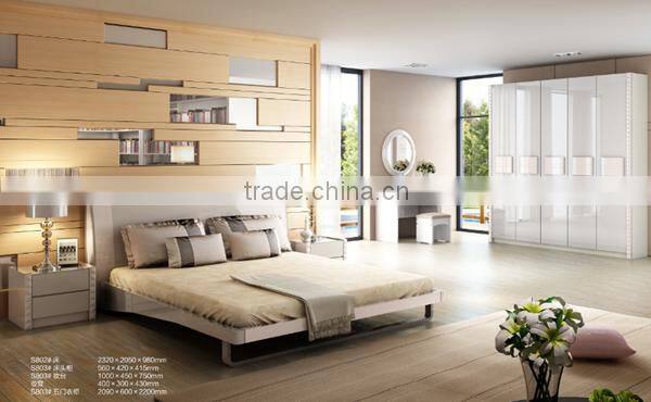 2016 hot sale new design modern bedroom sets