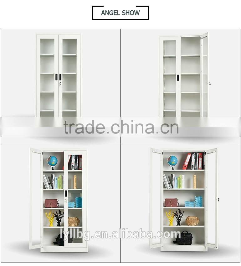 Clear View Glass Door Metal Storage Cabinets