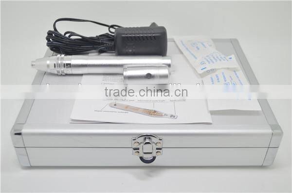 Professinonal Newest Corded or Cordless Meso Derma Stamp Pen with 2pcs Needle Catridage