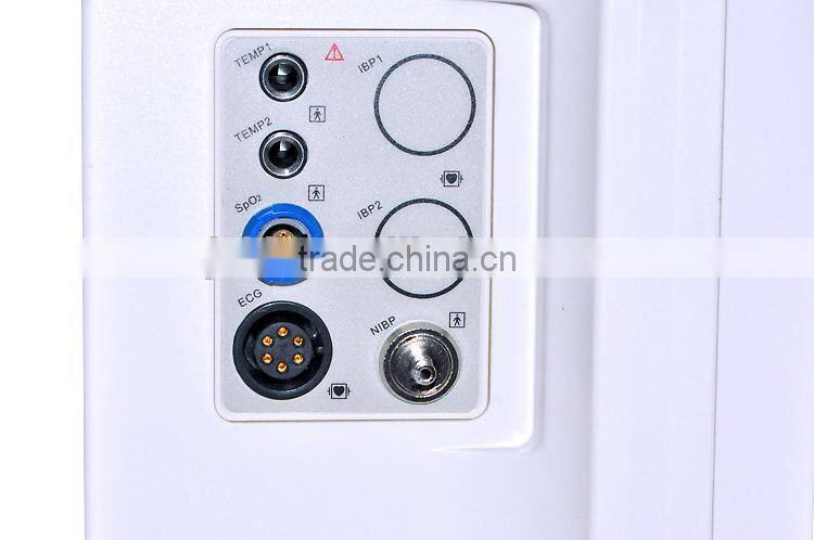 CE 15-inch Multi-Parameter portable Patient Monitor convenient for use