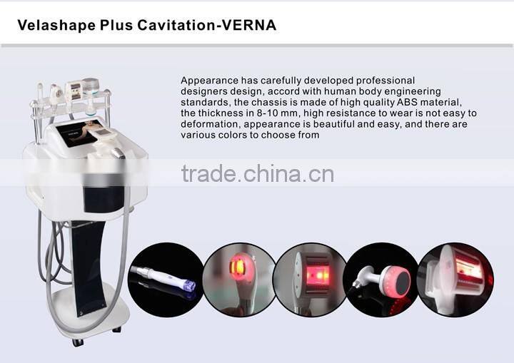 2016 new design vacuum roller machine slimming device with cavitation for body shaping with CE--Verna