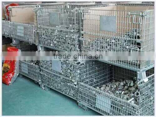 800x900x1200mm foldable galvanized iron basket Pallet mesh