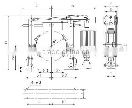 Electro Hydraulic Brake for Crane,Hoisit