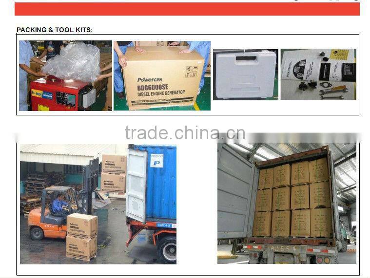 Hot Sale!!!Powergen Construction Machine 5KW Diesel Welder Generator