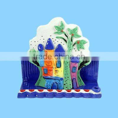 8 candles sea world ceramic decorative menorah