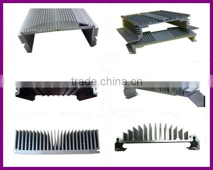 Round sun flower customized extruded aluminum heat sink