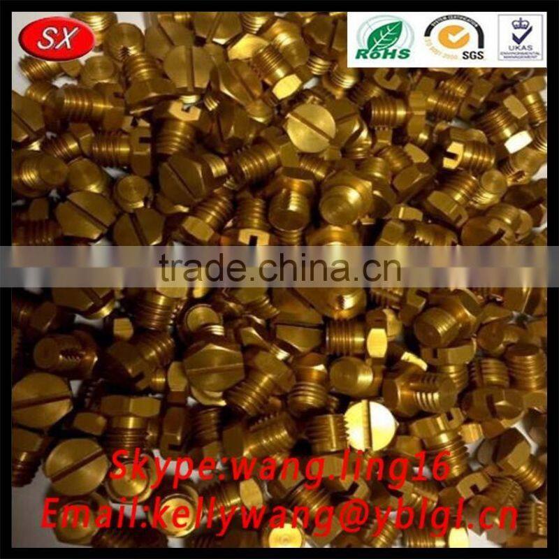 Dongguan Factory OEM Hot Sale New CNC Turning Billet Air Bleeder Screws For GM 2001-2016 Diesel Gold Fuel Filter