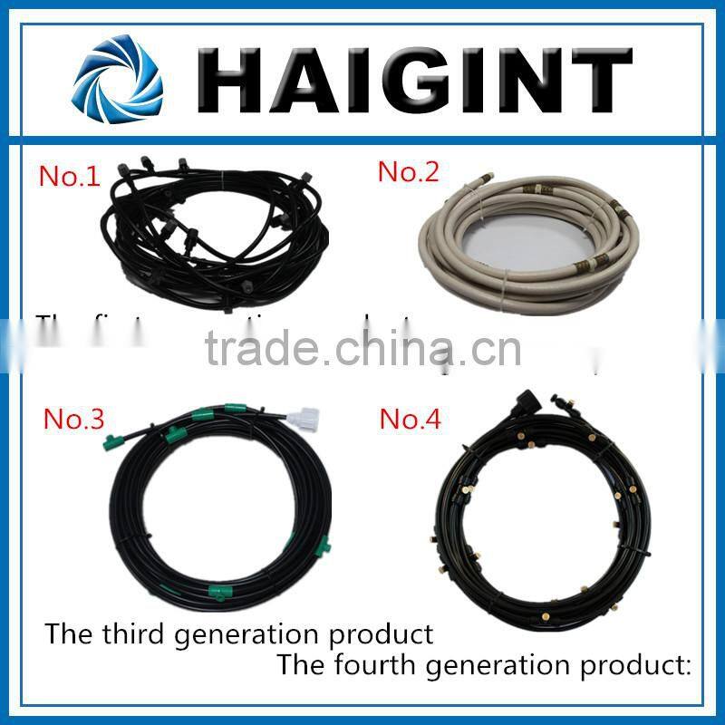 E0547 DIY hand operating outdoor cooling high pressure misting system for cooling