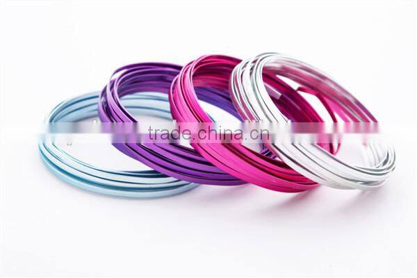 permanently colored aluminum craft wire
