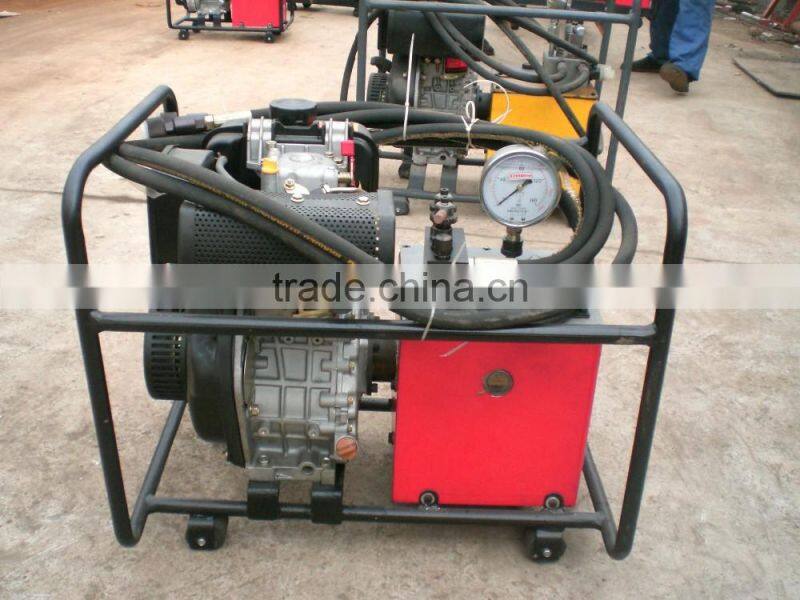 80MPa High pressure diesel engine hydraulic pump station