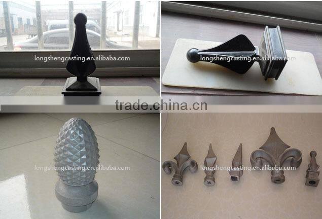 aluminum material decorative cast amuminum fence railing spears