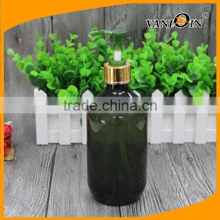 120cc 4oz Soap Dispenser Pump Green PET Bottle, Use for Handwash Bathroom