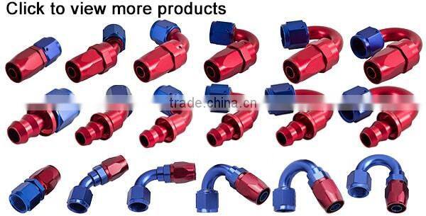 VMT CNC machining made AN6 to AN6 adapters for car hose