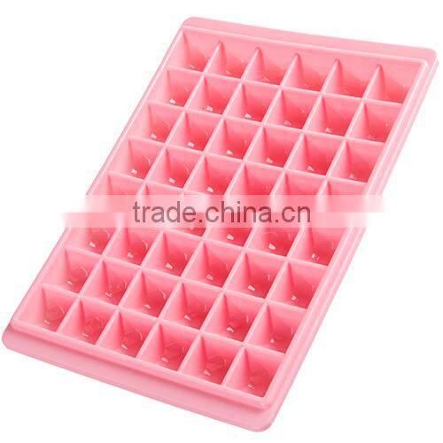 DIY large capacity ice mold 48 grids--pink