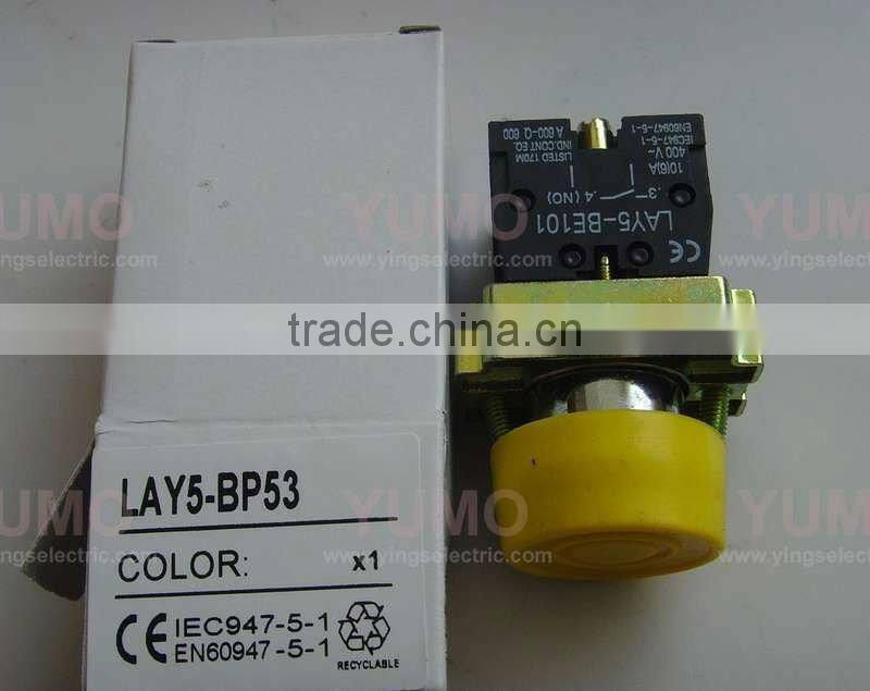 Push Button plastic bezel pushbutton switchLAY5-BP53