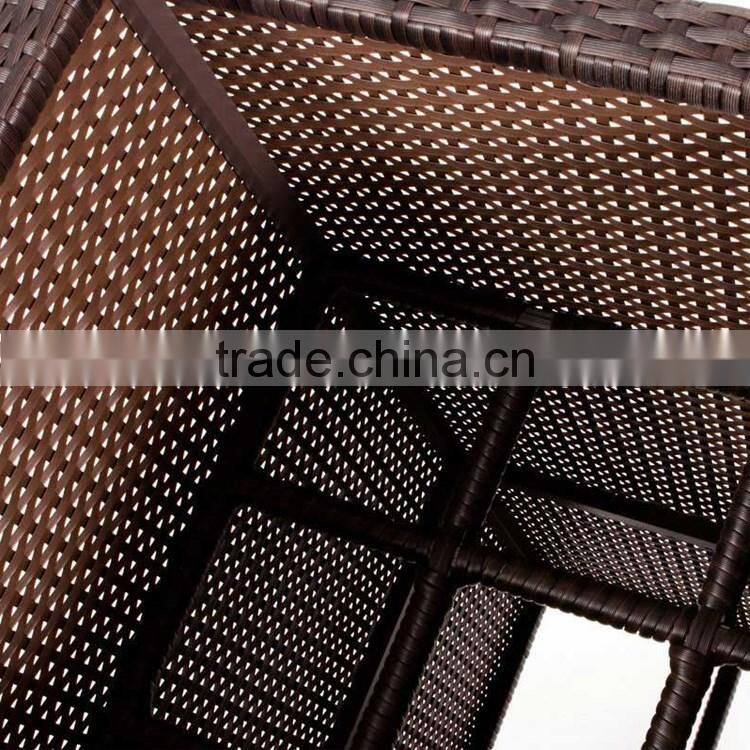 S&D Various plastic pe rattan hand made outdoor nursery wicker planter garden plastic flower pot