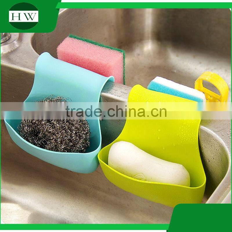 Saddle Style Kitchen Storage Sponge Holder silicone drain holder