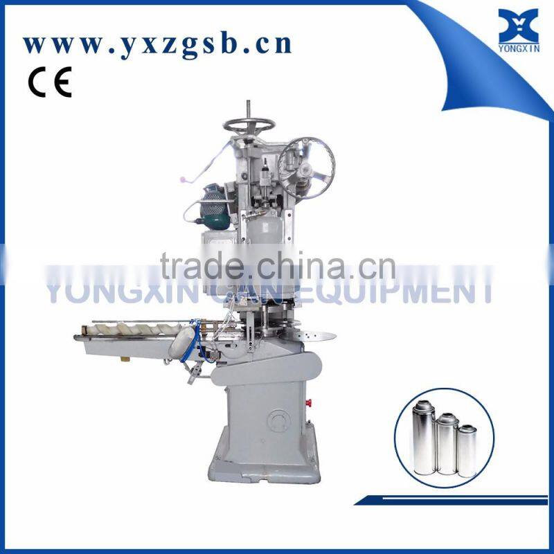 Aerosol/spray automatic cup sealing machine