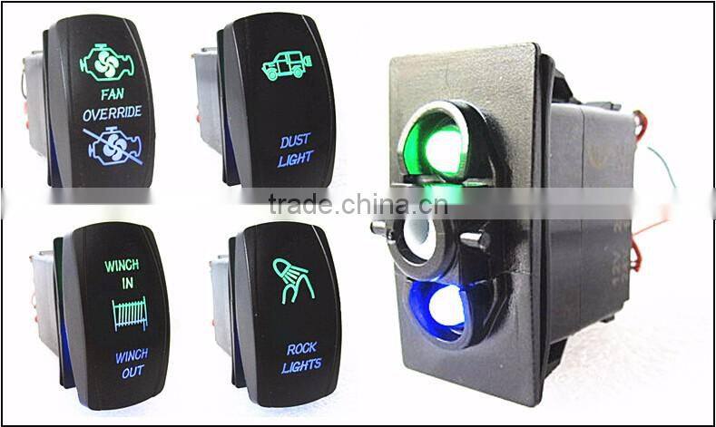DC 12-24V Waterproof Carling Rocker Switch For Snowmobile