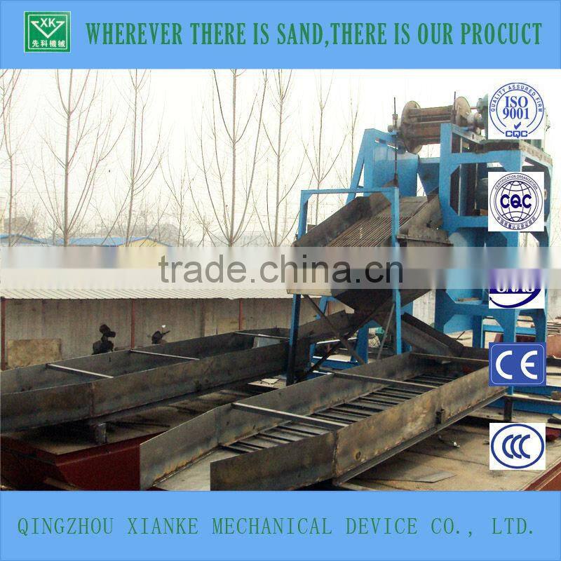 Low price bucket chain gold mining dredger in China