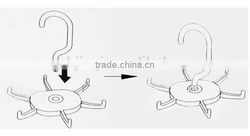 360 Degree Rotating Twirl Tie Rack